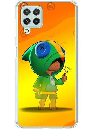 Чехол силиконовый с картинкой на samsung galaxy m32 (m325) (бравл старс, brawl stars)
