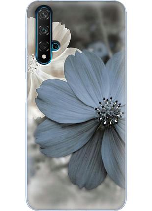 Чехол силиконовый с картинкой на huawei nova 5t (цветок гербера)