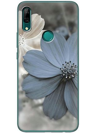 Чехол силиконовый с картинкой на huawei p smart z (цветок гербера)