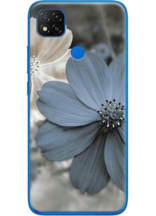 Чехол силиконовый с картинкой на xiaomi redmi 9c (цветок гербера)