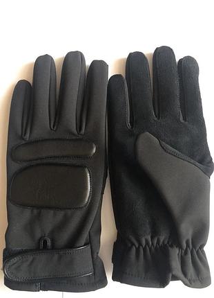 Перчатки тактические спецназ с пальцами с ткани soft shell. 8.5