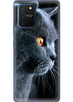 Чохол силіконовий з картинкою на samsung galaxy s10 lite (g770) (британський кіт)