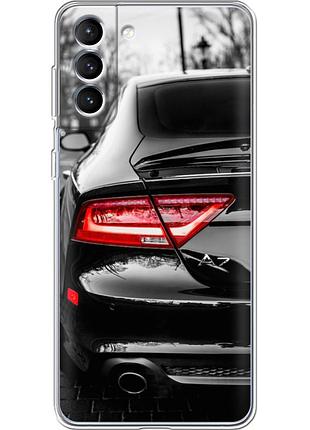Чехол силиконовый с картинкой на samsung galaxy s22 (s901) (машина, audi a7)