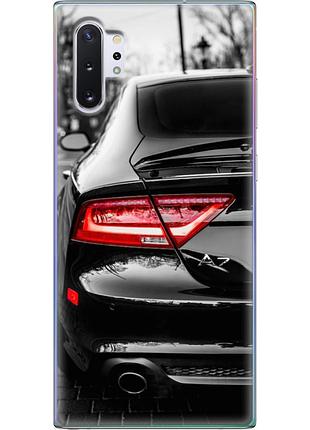 Чехол силиконовый с картинкой на samsung galaxy note 10 plus (n975) (машина, audi a7)