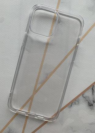 Прозрачный силиконовый чехол для apple iphone 13 pro max