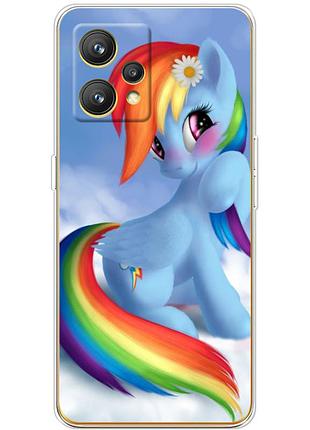 Чехол силиконовый с картинкой на realme 9 (литл пони, my little pony)