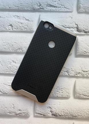 Силиконовый чехол ipaky с золотым бампером для xiaomi redmi note 5a черный
