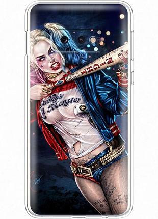 Чехол силиконовый с картинкой на samsung galaxy s10e (g970) (харли квинн, harley quinn)