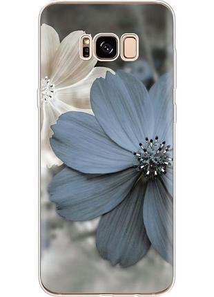 Чохол силіконовий з картинкою на samsung galaxy s8 plus (g955) (квітка гербера)