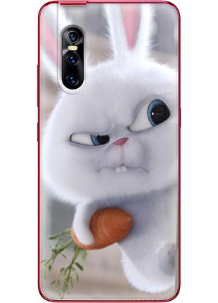 Чохол силіконовий з картинкою на vivo v15 pro (кролик сніжок)