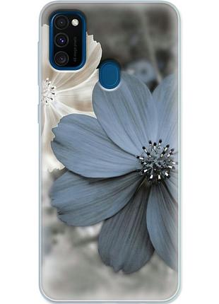 Чохол силіконовий з картинкою на samsung galaxy m21 (m215) (квітка гербера)