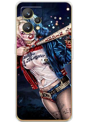 Чехол силиконовый с картинкой на realme 9 (харли квинн, harley quinn)