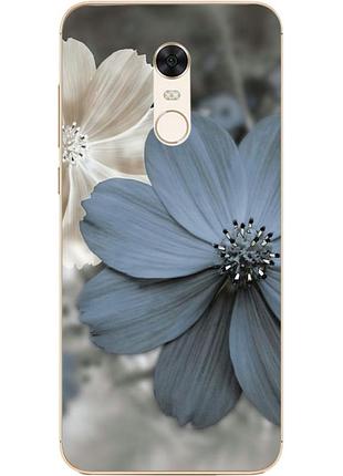 Чехол силиконовый с картинкой на xiaomi redmi 5 plus (цветок гербера)