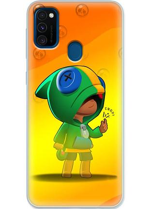 Чехол силиконовый с картинкой на samsung galaxy m30s (m307) (бравл старс, brawl stars)