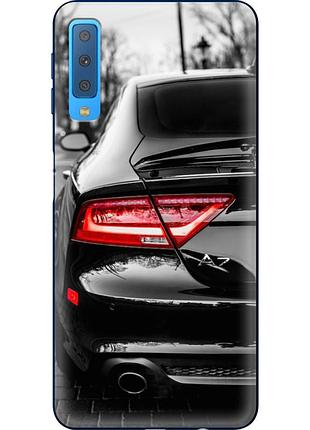 Чохол силіконовий з картинкою на samsung galaxy a7 2018 (a750) (машина, audi a7)