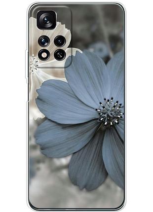 Чохол силіконовий з картинкою на xiaomi redmi note 11 pro plus 5g (квітка гербера)