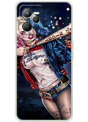 Чохол силіконовий з картинкою на realme c35 (харли квинн, harley quinn)