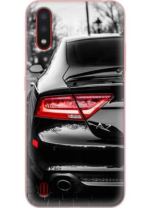 Чохол силіконовий з картинкою на samsung galaxy a01 (a015) (машина, audi a7)