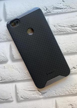 Силиконовый чехол ipaky с серым бампером для xiaomi redmi note 5a черный