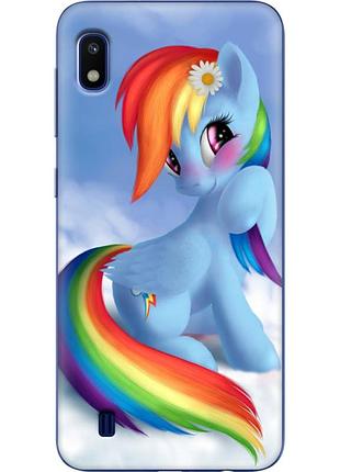 Чехол силиконовый с картинкой на samsung galaxy a10 (a105) (литл пони, my little pony)