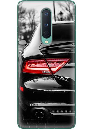 Чехол силиконовый с картинкой на oneplus 8 (машина, audi a7)