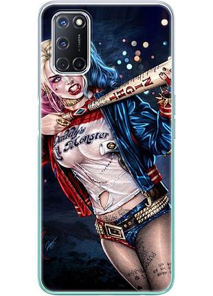 Чохол силіконовий з картинкою на oppo a72 (харли квинн, harley quinn)