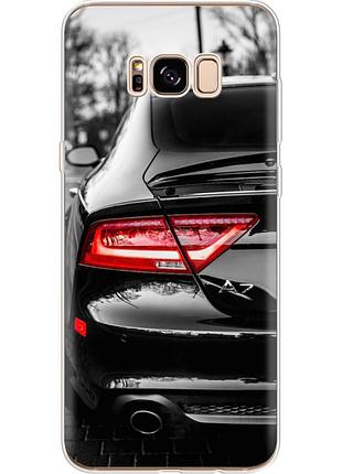 Чехол силиконовый с картинкой на samsung galaxy s8 plus (g955) (машина, audi a7)
