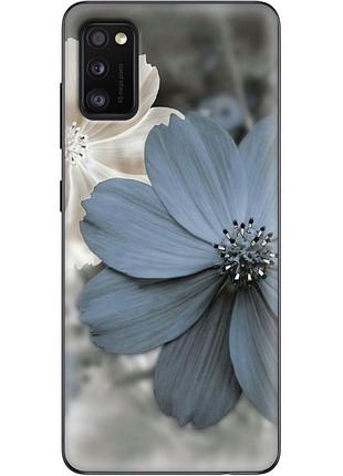 Чехол силиконовый с картинкой на samsung galaxy a41 (a415) (цветок гербера)