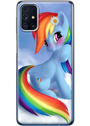 Чохол силіконовий з картинкою на samsung galaxy m31s (m317) (літл поні, my little pony)