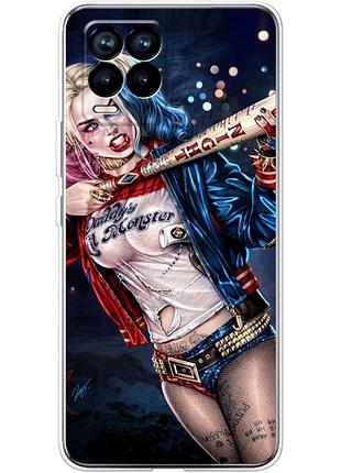 Чехол силиконовый с картинкой на realme 8 pro (харли квинн, harley quinn)