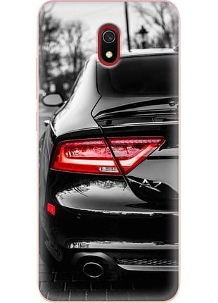 Чехол силиконовый с картинкой на xiaomi redmi 8a (машина, audi a7)
