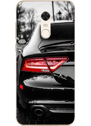 Чехол силиконовый с картинкой на xiaomi redmi 5 plus (машина, audi a7)