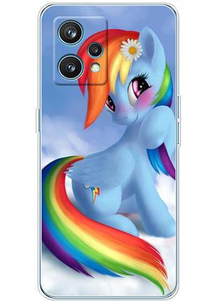 Чохол силіконовий з картинкою на realme 9 pro plus (літл поні, my little pony)