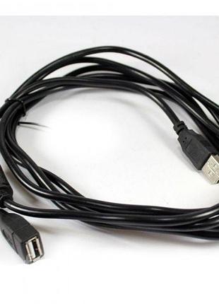 Кабель usb 2.0 удлинитель 3 метра черный