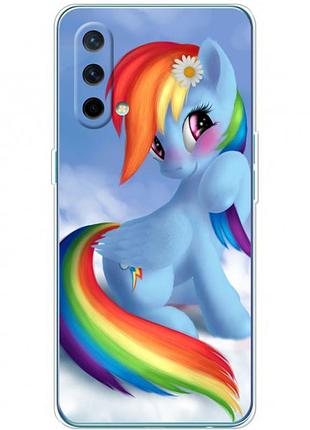 Чохол силіконовий з картинкою на oneplus nord ce 5g (літл поні, my little pony)