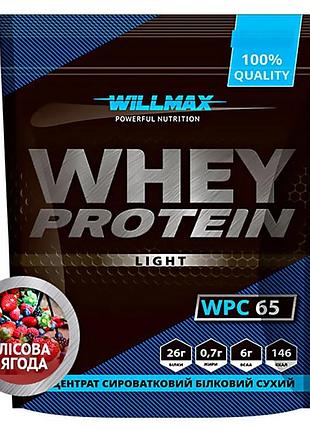 Протеин willmax whey protein 65 light 1000 г лесная ягода (3567377)