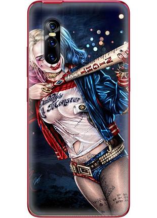 Чехол силиконовый с картинкой на vivo v15 pro (харли квинн, harley quinn)