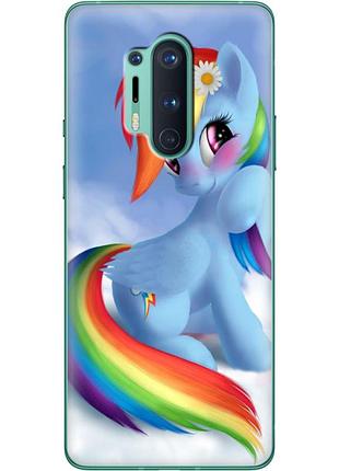 Чехол силиконовый с картинкой на oneplus 8 pro (литл пони, my little pony)