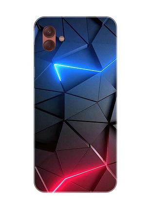 Чехол на samsung galaxy a04 рельефный фон (принт 36)