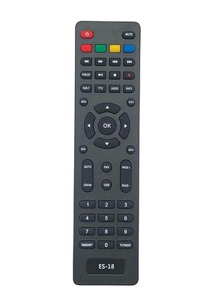 Пульт для тюнера цифрового эфирного телевидения dvb-t2 eurosky es-18