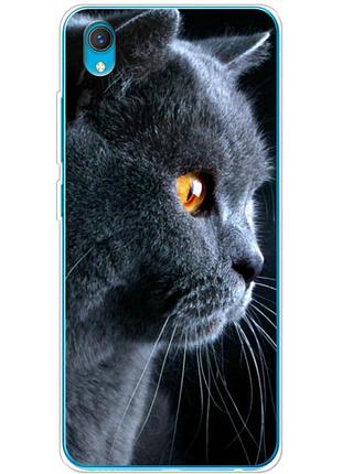Чехол силиконовый с картинкой на vivo y1s (британский кот)