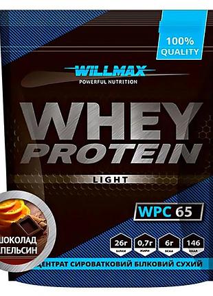 Протеин willmax whey protein 65 light 1000 г шоколад - апельсин (3567377)