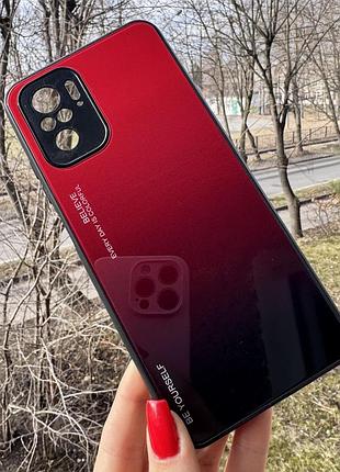 Чехол gradient для xiaomi redmi note 10 чохол на сяоми ксиоми редми нот 10 бампер градієнтний чохол