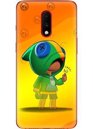 Чохол силіконовий з картинкою на oneplus 7 (бравл старс, brawl stars)