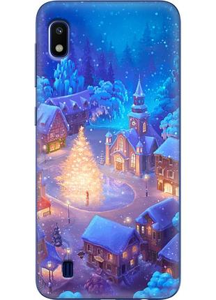 Чохол силіконовий з картинкою на samsung galaxy a10 (a105) (новорічний)