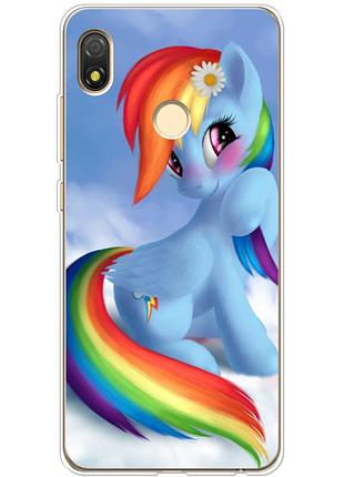 Чохол силіконовий з картинкою на tecno pop 3 (літл поні, my little pony)