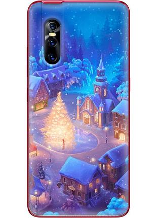 Чехол силиконовый с картинкой на vivo v15 pro (новогодний)