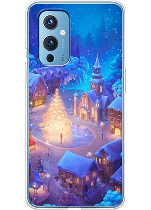 Чохол силіконовий з картинкою на oneplus 9 (новорічний)