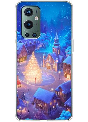 Чохол силіконовий з картинкою на oneplus 9 pro (новорічний)