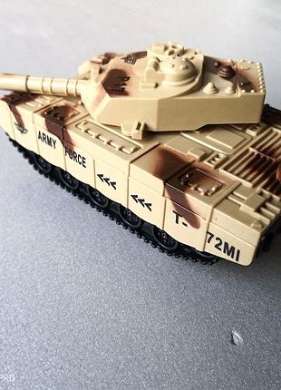 Игрушка танк т-72 инерционный желтый